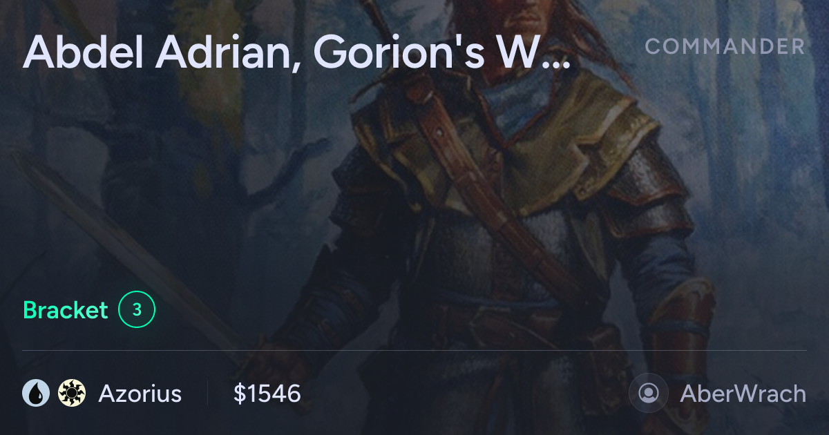 Abdel Adrian, Gorion's Ward & Candlekeep Sage