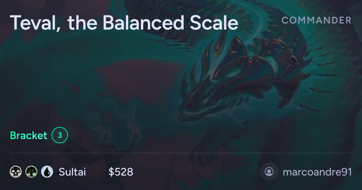 Teval, the Balanced Scale