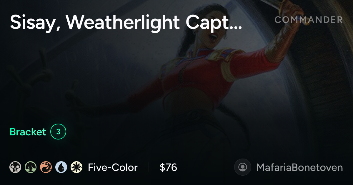 Sisay, Weatherlight Captain