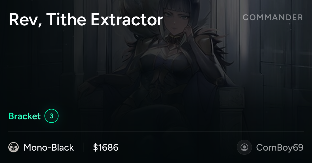 Rev, Tithe Extractor
